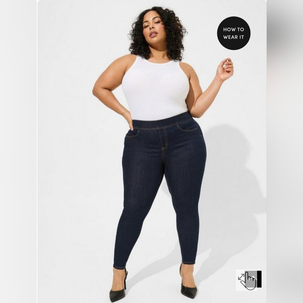 Torrid Lean Jean Super Stretch Dark Wash